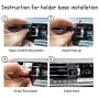LUNQIN Car Phone Holder for 2019-2020 BMW X5 X7 SUV sDrive40i xDrive40i xDrive50i M50i 35d G05 G07 Auto Accessories Navigation Bracket Interior Decoration Mobile Cell Phone Mount