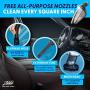 Portable Car Vacuum Cleaner: High Power Handheld Vacuum w/LED Light -110W 12v Best Car & Auto Accessories Kit for Detailing and Cleaning Car Interior - 16 Foot Cable