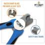 Pet Craft Supply Easy to Use Pet Nail Clippers Trimmers for Dogs & Cats with Pet Safety Guard & Lock, Razor Sharp Blades for Professional & at Home Grooming