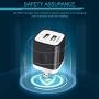 USB Wall Charger, Charger Adapter, Ailkin 3-Pack 2.1Amp Dual Port Quick Charger Plug Cube Replacement for Phone X/7/6S/6S Plus/6 Plus/6/5S, Samsung Galaxy S7/S6/S5 Edge, LG, HTC, Huawei, Moto, Kindle