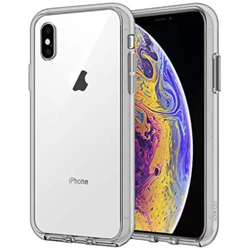 JETech Case for Apple iPhone Xs and iPhone X, Shock-Absorption Bumper Cover, Grey