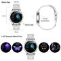 Yocuby V2 Smart Watch for Women, Fitness Tracker Compatible with iOS Android Phone, Sport Activity Tracker with Sleep/Heart Rate Monitor/Find My Phone/Physiological Reminder