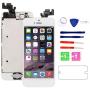 for iPhone 5 Screen Replacement White, 4.0" LCD Display Touch Full Assembly with Home Button, Proximity Sensor, Ear Speaker, Front Camera, Screen Protector, Repair Tools for A1428, A1429, A1442