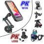 BUZZYFUZZY Bike Motorcycle Phone Navigation Mount，360°Rotation Adjustable Waterproof Holder for iPhone 11 Pro Max XS XR 8 7 6 5 Plus Samsung Galaxy S20 S10 S9 S8 S7 S6 S5 Edge LG,Bike Accessories