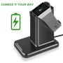 Moutik Ionic Charger for Fitbit-Watch Phone Tablet Smart Mobile 2 in 1 Charger Stand Holder Magnetic Charging Dock Station for Fitbit Ionic Smart Watch with 3.3ft USB Charging Cable