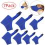 POLARHAWK Dog Muzzle Suit, 7pcs Blue Adjustable Quick Fit Pet Muzzle Anti-Bite, Anti-Call Dog Mask for Small Medium Large Dogs
