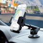 Amoner Car Phone Mount, Phone Holder for Car Dashboard Windshield with Strong Adhesive Suction Cup Compatible with iPhone 11 Pro/XS Max/X/8 Plus/8/7, Galaxy S10/S9/S8/S7, LG,REDMI Note and More