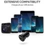 AUKEY USB Car Charger, 18w Quick Charge 3.0, Flush Fit Cell Phone Adapter for iPhone 11 Pro Max/XS, Samsung Galaxy Note 9 / S9 / Note 10 / S10, and More