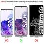 EGV [2 Pack Screen Protector for Samsung Galaxy S20 Plus Tempered Glass [Fingerprint Unlock Compatible] [Easy to Install] [Case Friendly]