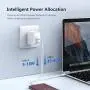 USB C Charger, Blitzforce 65W 2-Port Wall Charger PD 3.0 [GaN Tech] USB Fast Charging Power Delivery Adapter with Foldable Plug for MacBook Pro iPad Pro, iPhone 11 Pro Max X XS XR 8, Galaxy S9 S9+ S10