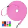 Hi Kiss Dog/Puppy Obedience Recall Training Agility Lead - 15ft 20ft 30ft 50ft 100ft Training Leash - Great for Training, Play, Camping, or Backyard Hi Kiss Dog/Puppy Obedience Recall Training Agility Lead - 15ft 20ft 30ft 50ft 100ft Training Leash - Great for Training, Play, Camping, or Backyard