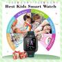 Themoemoe Kids Smartwatch, Kids GPS Tracker Watch Kids Waterproof Smart Watch Phone GPS Tracker with SOS Two Way Call (Black)