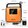 JETHAX Air Compressor Tire Inflator, 12V Portable Air Pump for Car Tires, Tire Pump with LED Light, Long Cable and Auto Shut Off Compatible with Car, Bicycle, Motorcycle, Balls, Inflatable Pool…