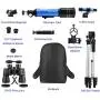 MaxUSee Travel Scope with Backpack - 70mm Refractor Telescope & 10X50 HD Binoculars Bak4 Prism FMC Lens for Moon Viewing Bird Watching Sightseeing MaxUSee Travel Scope with Backpack - 70mm Refractor Telescope & 10X50 HD Binoculars Bak4 Prism FMC Lens for Moon Viewing Bird Watching Sightseeing