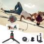 Sevenoak SK-T1 Tripod Mount Grip & by-MM1 3.5mm Shotgun Microphone & MQ-PR1 Wireless Remote Control Shutter Release for iOS iPhone 11 X 8 7 7 Plus 6s 6 iPad iPod Touch Samsung Android Smartphone