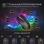 PICTEK Gaming Mouse Wired, RGB Chroma Backlit Gaming Mouse, 8 Programmable Buttons, 7200 DPI Adjustable, Comfortable Grip Ergonomic Optical PC Computer Gaming Mice with Fire Button, Sega Genesis Acces PICTEK Gaming Mouse Wired, RGB Chroma Backlit Gaming Mouse, 8 Programmable Buttons, 7200 DPI Adjustable, Comfortable Grip Ergonomic Optical PC Computer Gaming Mice with Fire Button, Sega Genesis Acces