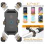 JHVW Bike Phone Mount,360°Rotation Bicycle & Motorcycle Handlebar Phone Holder for iPhone Android GPS Other Devices Between 4 to 7 inches