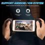 Winkeyes Mobile Gamepad Wireless Moblie Game Controller Retractable Bluetooth Gaming Controller Support Nintendo Switch, Android Tablet/Smart Phone/TV Box/Smart TV/VR, Win7/ Win8/ Win10 PC (Renewed)