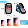 Bike Phone Front Frame Bag, Waterproof Touch Screen Bicycle Phone Case Holder, Cycling Handlebar Mount Storage Bag with Sun Visor for Phones Below 6.5 Inches Bike Phone Front Frame Bag, Waterproof Touch Screen Bicycle Phone Case Holder, Cycling Handlebar Mount Storage Bag with Sun Visor for Phones Below 6.5 Inches