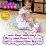 Power Your Fun Robo Pets Unicorn Toy - Remote Control Robot Pet Toy, Interactive Hand Motion Gestures, Walking, and Dancing Robot Unicorn Toy