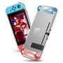 E-Began Protective Soft TPU Case for Nintendo Switch, Ultra Slim Thin [Anti-Scratch] with Ergonomic Grip Design, Light Weight Shockproof Cover Case -Clear