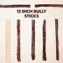 Downtown Pet Supply 6 and 12 inch American USA Bully Sticks for Dogs (Bulk Bags by Weight) Made in USA - Odorless All Natural Dog Dental Chew Treats, High in Protein, Great Alternative to Rawhides