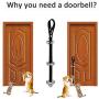 CATOOP Dog Doorbells Premium Potty Training Big Dog Bells Adjustable Dog Bells for Potty Training Your Puppy Easily - Premium Quality - 7 Extra Large Loud Dog Bells