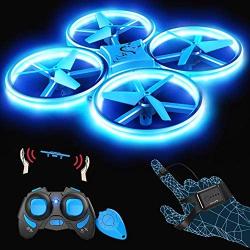 SNAPTAIN SP300 Mini Drone, Hand Operated RC Quadcopter w/Throw’N Go, Multiple Remote Controls, G-Sensor Mode, 3D Flips, Altitude Hold, Headless Mode, Speed Adjustment, One Key Return