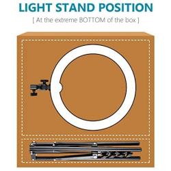 Neewer 18-inch SMD LED Ring Light Dimmable Lighting Kit with 78.7-inch Light Stand, Filter and Hot Shoe Adapter for Camera Photo Studio LED Lighting Portrait YouTube Video Shooting (No Carrying Bag)