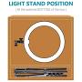 Neewer 18-inch SMD LED Ring Light Dimmable Lighting Kit with 78.7-inch Light Stand, Filter and Hot Shoe Adapter for Camera Photo Studio LED Lighting Portrait YouTube Video Shooting (No Carrying Bag)