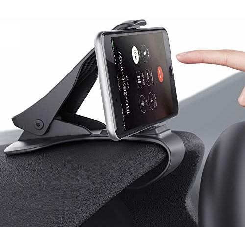 Mate2GO Dashboard Cell Phone Holder, Phone Clip for Car, Phone Clip Holder, Clip on Dash Phone Holder for Car Compatible with iPhone Xs/XS MAX/XR/X/8/8Plus/7/7Plus/6s Galaxy S10/S9/S8/S7/Note