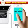 USB Phone Charger 2 Pack 5 Feet 30 Pin Fast Charge & Sync Nylon Cable for iPhone 4 / 4S,iPad 1/2/3, iPod Touch, iPod Nano iPhone 3G / 3GS - 2020 Upgraded Version