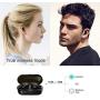 Bluetooth Headphones,XIQWA True Wireless Earbuds Bluetooth with Charging Case,Built in Mic Bluetooth Headset,Binaural Call in-Ear Buds,15H Playtime,Ipx5 Waterproof Deep Bass for Sport