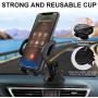 Car Cup Holder Phone Mount, YOTOCversion 3-in-1 Universal Adjustable Gooseneck Cell Phone Holder Car Air Vent Holder Dashboard Mount Compatible with iPhone 11 Xs Max XR 7 8 Plus, Samsung Galaxy