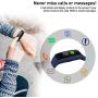 Blood Pressure Watch Fitness Tracker RIVERSONG Waterproof Color Screen Sport Smart Bracelet Band Activity Monitor with Heart Rate Calories Pedometer Sleeping Tracking Call/SMS Reminder for Smartphones