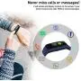 Blood Pressure Watch Fitness Tracker RIVERSONG Waterproof Color Screen Sport Smart Bracelet Band Activity Monitor with Heart Rate Calories Pedometer Sleeping Tracking Call/SMS Reminder for Smartphones