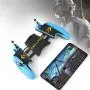 Mobile Game Controller, Mobile Gaming Trigger(4-in-1) for PUBG/Fortnite/Rules of Survival Gaming Grip and Gaming Joysticks for 4.5-6.5inch Android iOS Phone