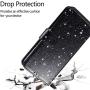 CHICASE Case for Galaxy A71 5G[NOT fit A71 5G UW/A71 4G],Flip Glitter Bling Cute Leather Wallet[Kickstand][Card Slots][Wrist Strap] Shockproof Protective Phone Cover for Samsung Galaxy A71 5G(Black)