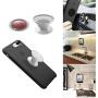 Metal Plate for Socket User, Pop-Tech MagicPlate with 3M Sticky Adhesive Replacement for Magnetic Phone Car Mount & Magnet Cell Phone Cradle Holder - 6 Rose Gold, 2 Black