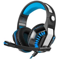 DSstyles GM-2 Gaming Headset with Microphone Headphone with LED Light for PS4 Xbox 1 Laptop Tablet Mobile Phones PC