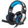 DSstyles GM-2 Gaming Headset with Microphone Headphone with LED Light for PS4 Xbox 1 Laptop Tablet Mobile Phones PC