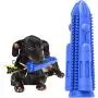 QDAN Dog Toy Chew Toothbrush Squeaky Toys Stick Puppy Chew Toy Interactive for Small Medium Dogs Teeth Cleaning Dental Care Stress Relive Indoors Outdoors(Fit 15-60Lbs Dogs