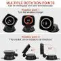 CEGAR Magnetic Wireless Car Charger,10W/7.5W Qi Fast Charging, QC 3.0 Car Charger, Windshield Dash Dashboard Phone Holder Compatible with iPhone 11Pro Max XS SE Plus, Samsung S20 S10 Note10