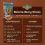 Pawstruck “Bizarre” Bully Sticks for Dogs (5" to 7" Sticks, 8oz. Bag) Eco-Conscious, Bulk, Natural & Odorless Bullie Bones Made for K9 & Puppies - Long Lasting Chew by USA Company