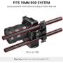 SMALLRIG Camera Base Plate with Rod Rail Clamp for Sony A6500 A6600, for Panasonic GH5, Sony A7 Series, etc, Both for Cameras & Cages -1674