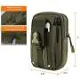 AIRSSON Universal Tactical Molle Pouch EDC/EMT Gear Tool Gadget Belt Outdoor Waist Bag Pocket Organizer with Cell Phone Holster for iPhone X Samsung S8 & Less Than 6.2" Smartphone+Carabiner (Green) AIRSSON Universal Tactical Molle Pouch EDC/EMT Gear Tool Gadget Belt Outdoor Waist Bag Pocket Organizer with Cell Phone Holster for iPhone X Samsung S8 & Less Than 6.2" Smartphone+Carabiner (Green)