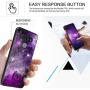 BENTOBEN LG K51 Case, LG Reflect Case, LG Q51 Case, Slim Fit Glow in The Dark Shockproof Hybrid Hard PC Soft TPU Bumper Drop Protective Girls Women Men Phone Cover for LG K51/Q51 (2020), Purple Galaxy