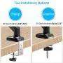 MOUNTPRO Single Monitor Desk Mount - Articulating Gas Spring Monitor Arm, Removable VESA Mount Desk Stand with Clamp and Grommet Base - Fits 13 to 27 Inch LCD Computer Monitors, VESA 75x75, 100x100 MOUNTPRO Single Monitor Desk Mount - Articulating Gas Spring Monitor Arm, Removable VESA Mount Desk Stand with Clamp and Grommet Base - Fits 13 to 27 Inch LCD Computer Monitors, VESA 75x75, 100x100