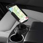 YoFeW [Upgraded] Cup Holder Phone Mount Aluminum Alloy Adjustable Phone Cup Mount for Cell Phone iPhone Xs/Xs Max/X/8/7 Plus/Galaxy and Most Smartphones