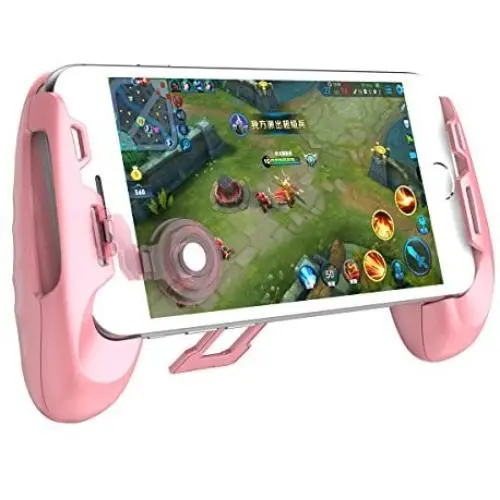 GameSir F1 Mobile PUBG Joystick Controller Grip Case for Smartphones, Mobile Phone Gaming Grip with Joystick, Controller Holder Stand Joypad with Ergonomic Design GameSir F1 Mobile PUBG Joystick Controller Grip Case for Smartphones, Mobile Phone Gaming Grip with Joystick, Controller Holder Stand Joypad with Ergonomic Design